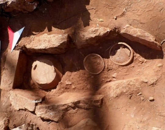 Una de las 28 estructuras arqueológicas encontradas en México