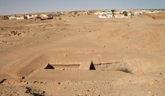 Restos de la antigua Pirámide de Piye, en Nubia.
