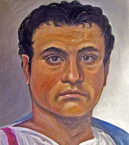 Retrato de un antiguo romano elaborado gracias a las nuevas tecnologías.