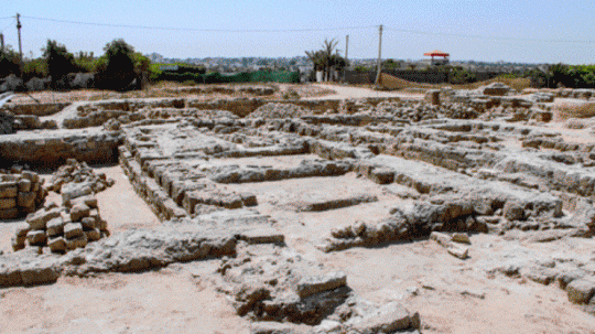 Ruinas del monasterio de San Hilarión en Gaza