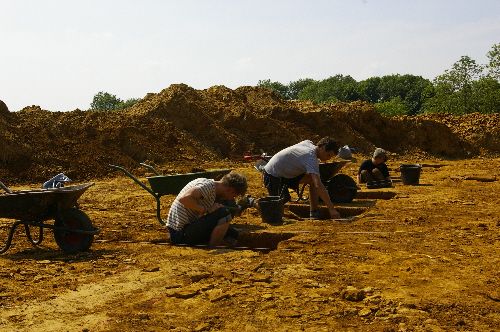 excavaciones ham hill gran bretaña