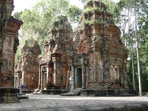 Preah Ko, los templetes de los antepasados. Fuente: Flickr
