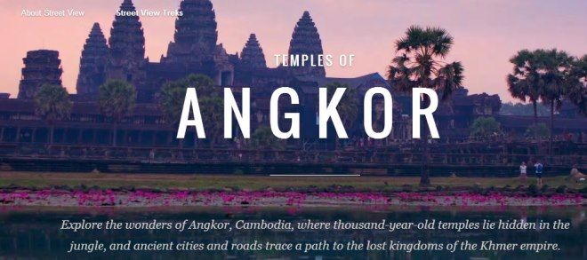 angkor temples street view