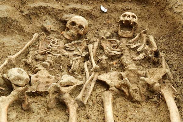 Esqueleto hallados en Leicester