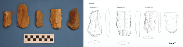 Herramientas neandertales halladas en Naxos.