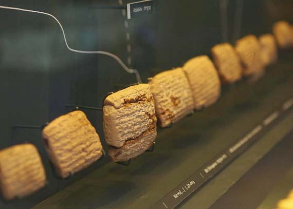 Tablillas cuneiformes extraídas de Irak.