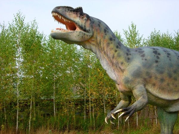 Reproducción de T-Rex. Crédito: Wikimedia.