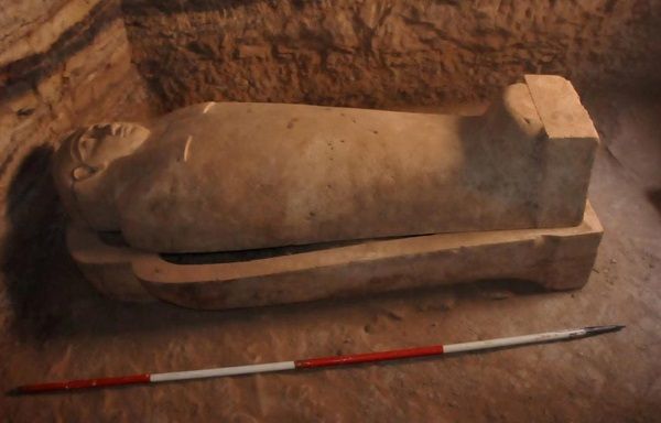 Tumba de la XXVI Dinastía hallada en Egipto. Crédito: Ministerio de Antigüedades.