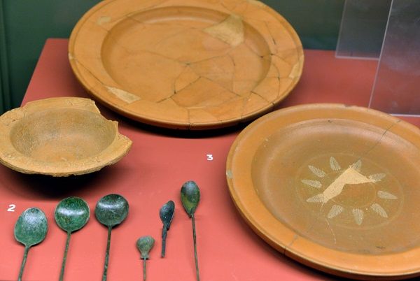 Exposición sobre la alimentación del Imperio Romano, en el Museo Ara Pacis.