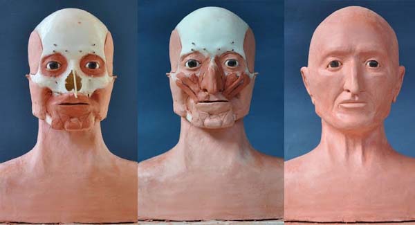 Reconstrucción facial de la momia egipcia de "Kent". Crédito: Museo Egipcio de Florencia.