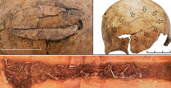 Investigadores hallan muestras de masacres en la época Neolítica. Crédito: Universidad de Maguncia.