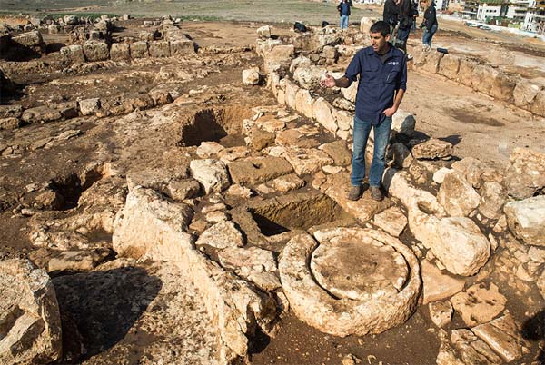 Granja antigua hallada en Israel. Crédito: Ministerio de Antigüedades.