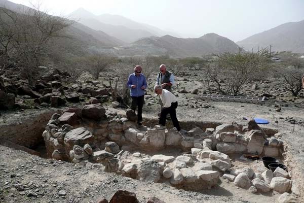 Yacimiento arqueológico en el Emirato de Sharjah.