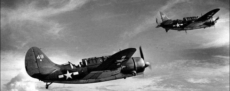 aviones americanos segunda guerra mundial pacifico