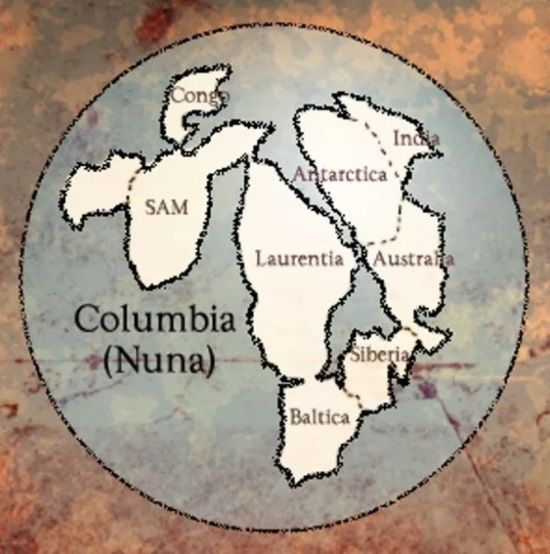 supercontinente columbia