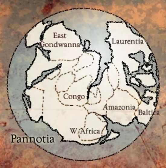 supercontinente pannotia