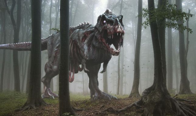 reconstruccion tyrannosaurus rex