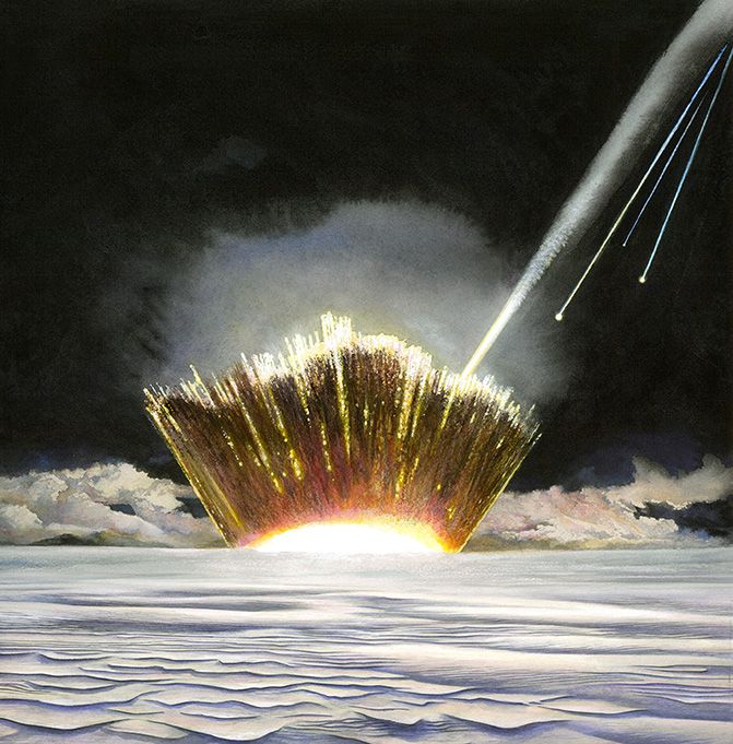impacto meteorito groenlandia