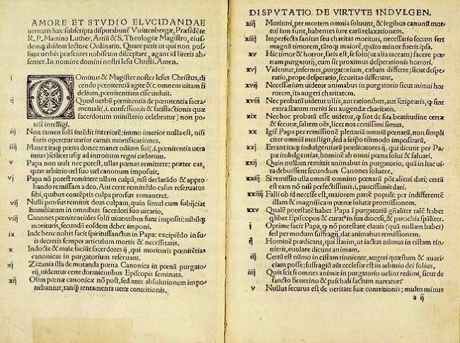 95 tesis de lutero 1522