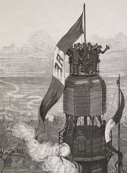 inauguracion torre eiffel 1889