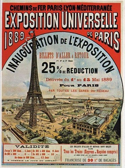 cartel expo mundial paris 1889