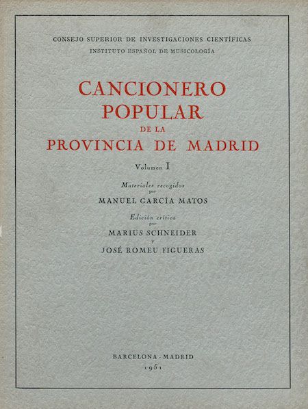 libro Cancionero Popular Español