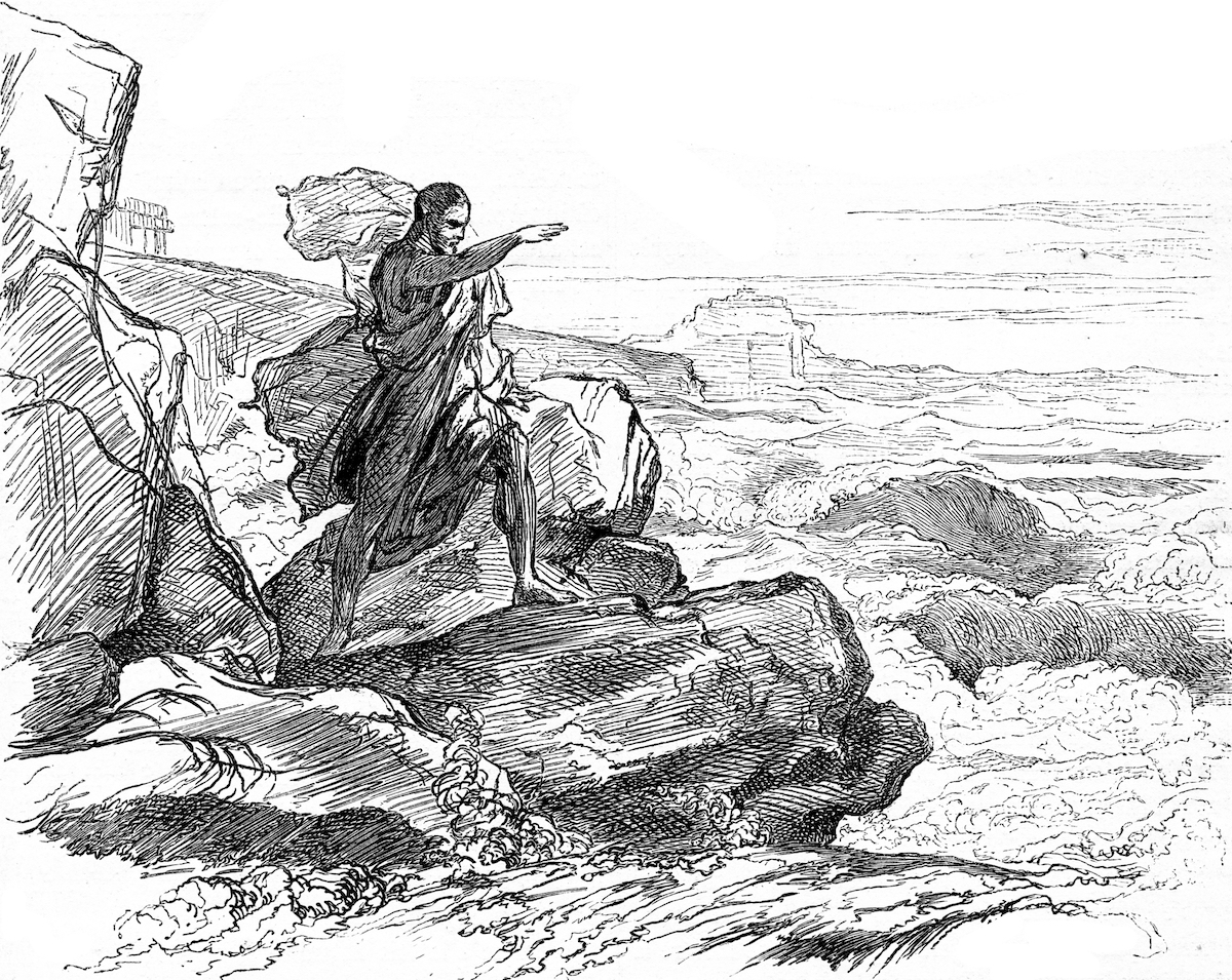 demostenes practica la diccion y la oratoria para superar su problema del habla.