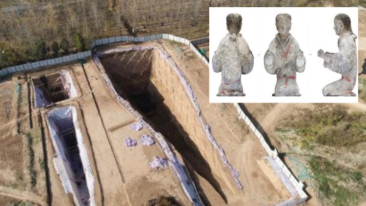 descubren 27 tumbas edad de oro china