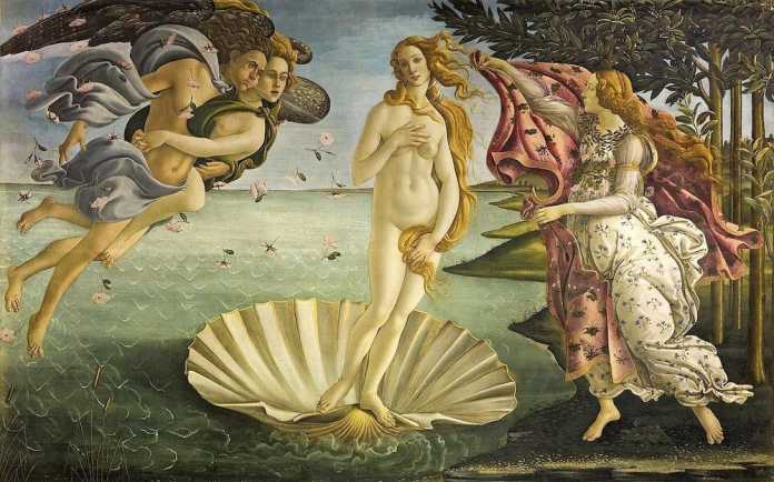 nacimiento de venus botticelli