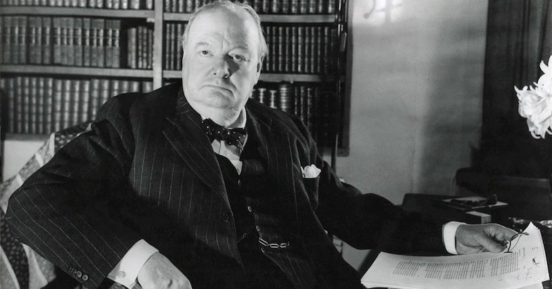 Winston Churchill lider britanico