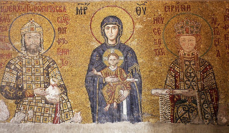 mosaico bizantino santa sofia