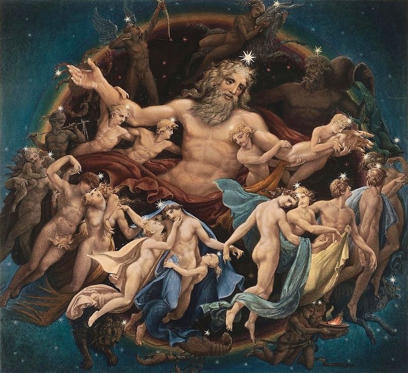 acción Terrible Suavemente Mitología griega: Urano, el dios de la Primera Dinastía Divina