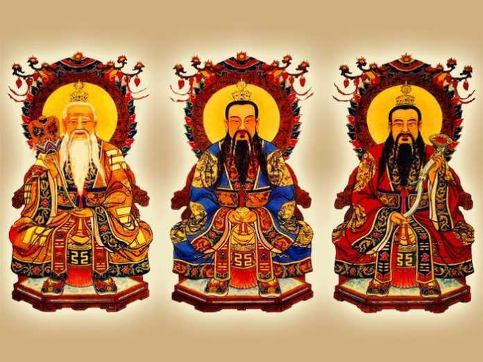 tres puros mitologia china
