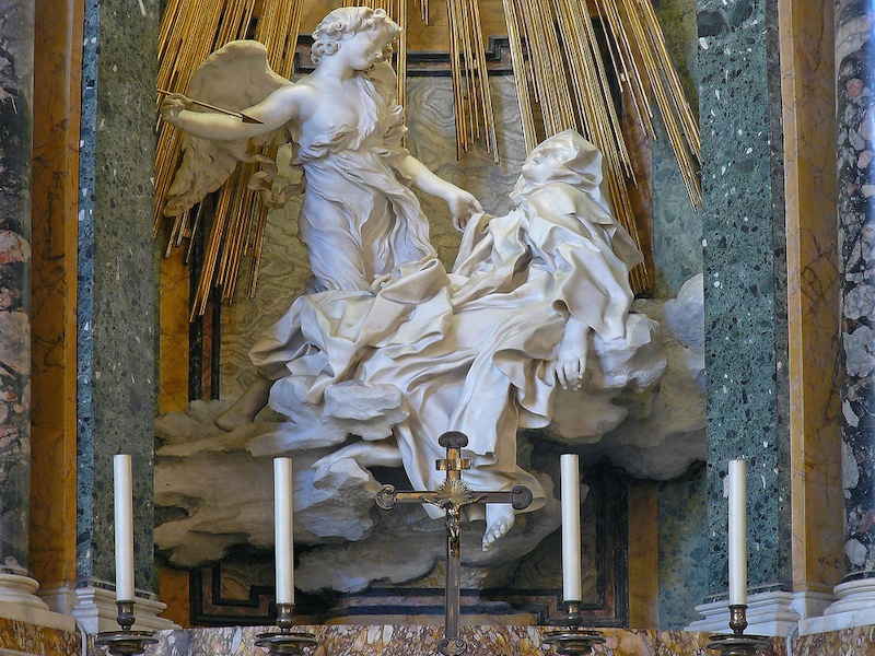 escultura bernini extasis santa teresa