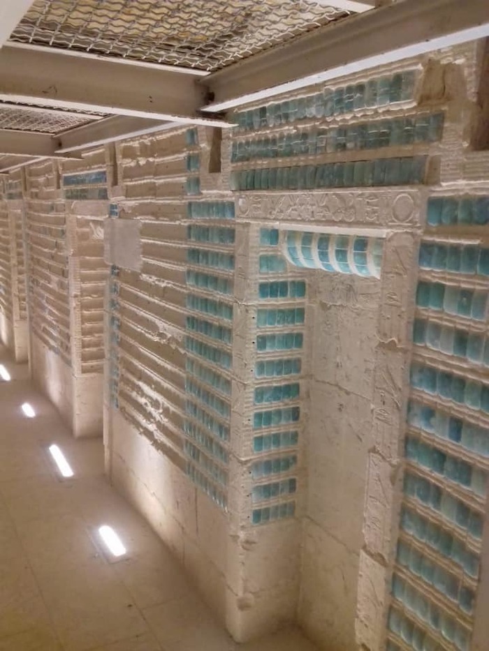 interior tumba rey zoser egipto