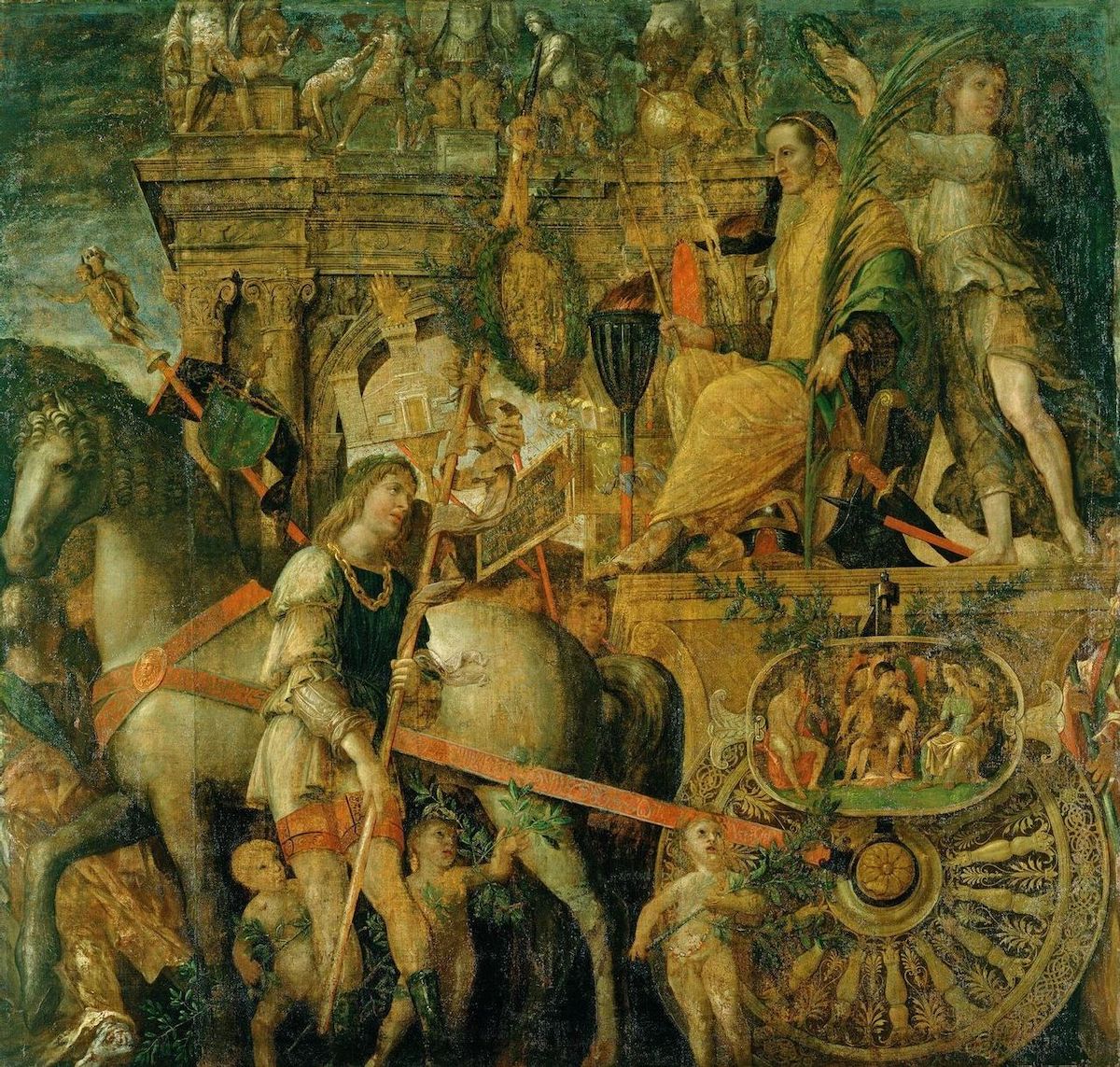 los triunfos del cesar andrea mantegna