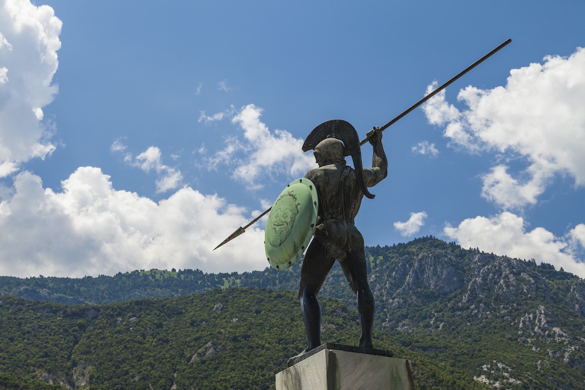 estatua leonidas esparta grecia