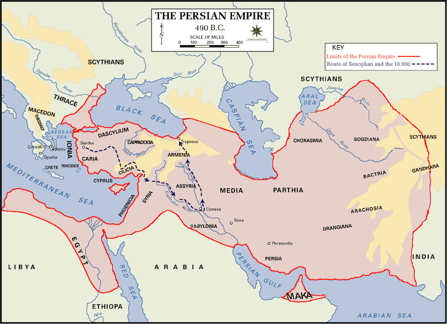 expedicion de los diez mil antigua grecia