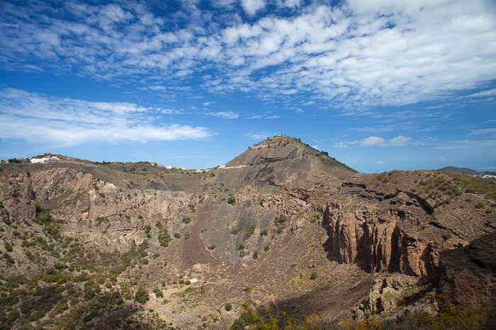 Gran Canaria, Caldera de Bandama, view across