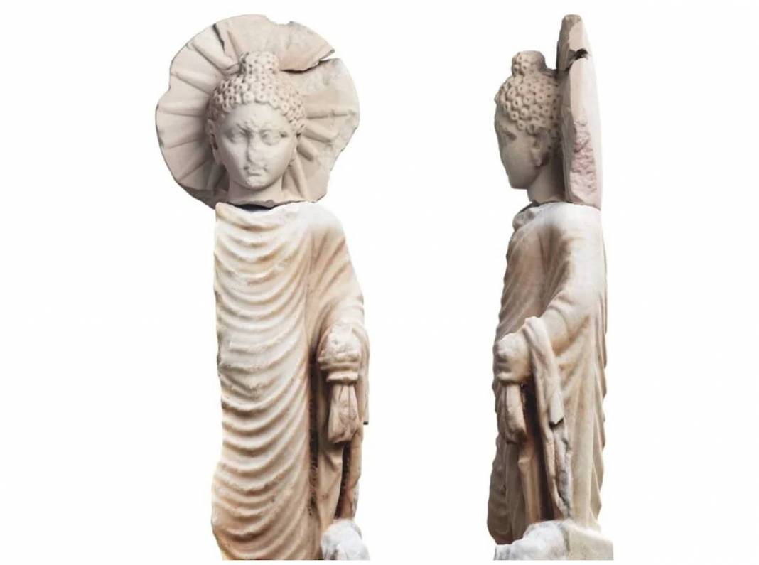Estatua de Buda hallada en Egipto.