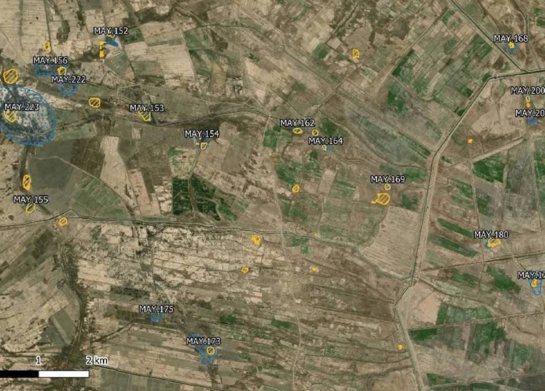 La IA identificó lugares arqueológicos en Mesopotamia.