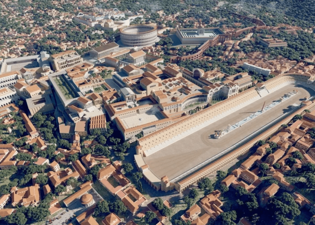 Reconstruyen digitalmente la ciudad de Roma.
