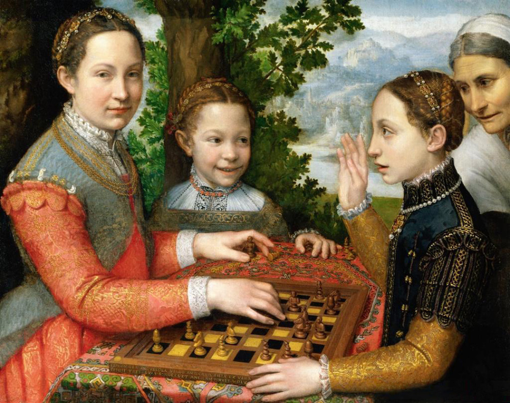 juego de ajedrez Sofonisba Anguissola 
