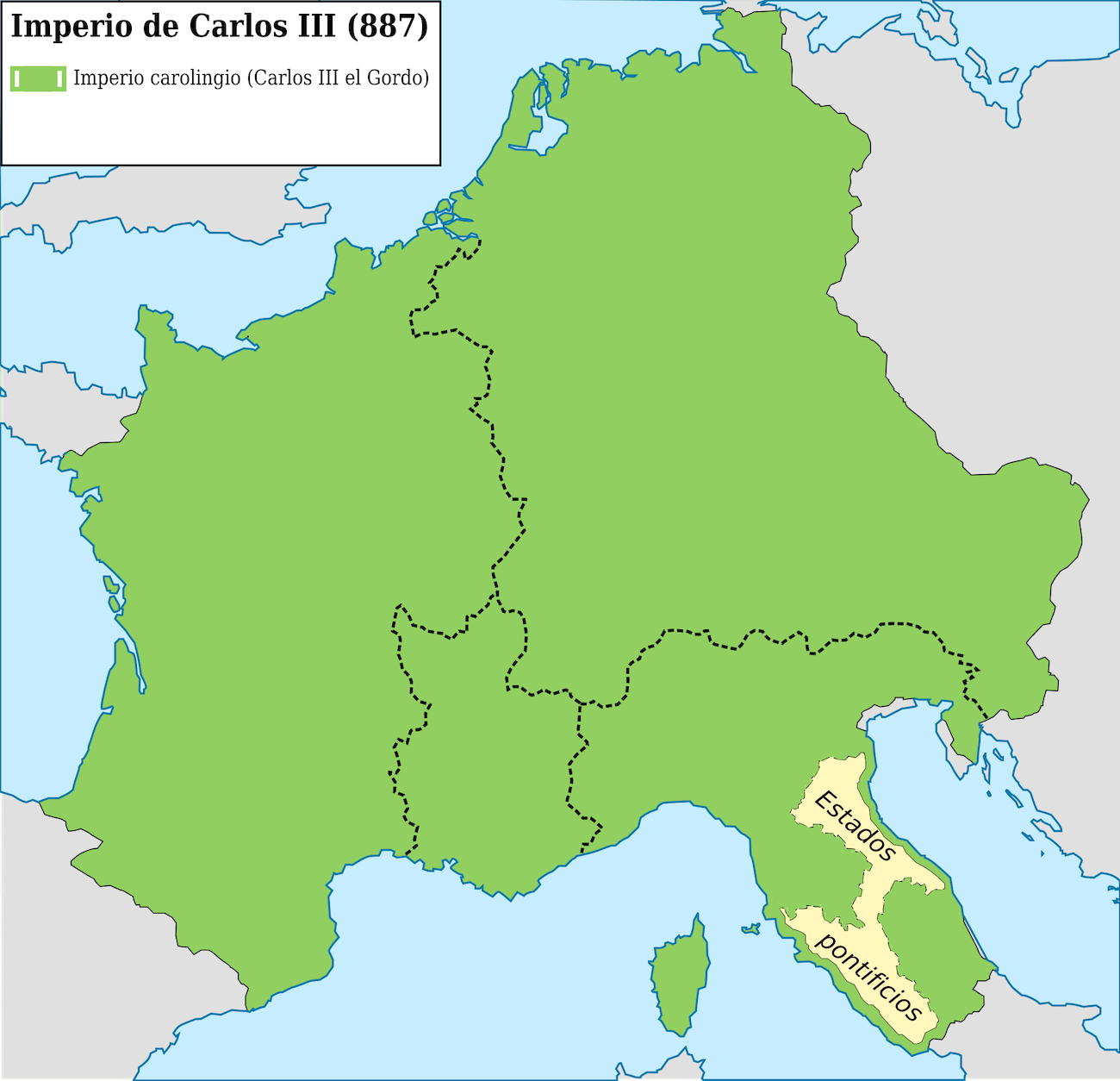 imperio carolingio carlos iii el gordo