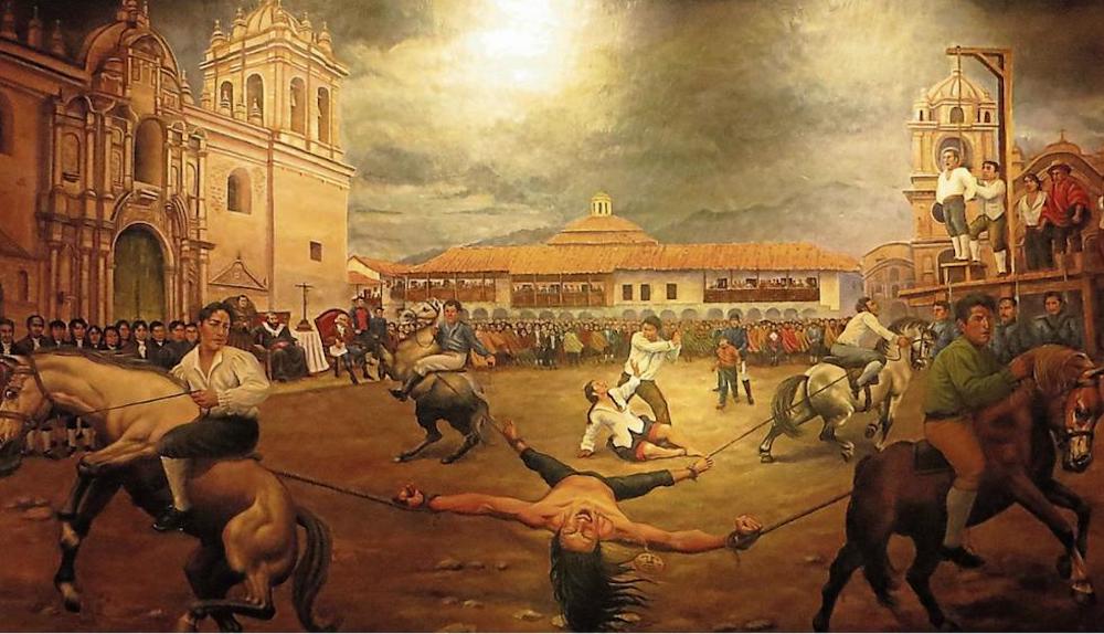 muerte desmembramiento tupac amaru