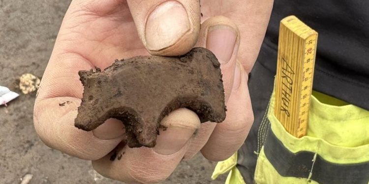 Figura animal hallada en Islandia. Crédito: Fjörður farm
