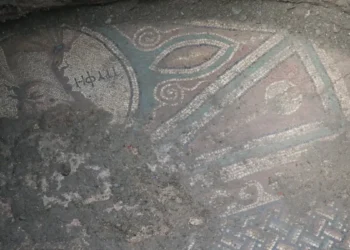 Mosaico de la era romana descubierto en Turquía.