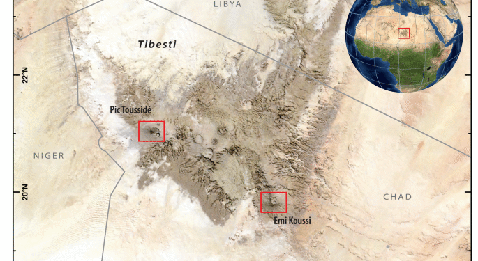 Lagos en el Sahara se formaron por la lluvia del mediterráneo.