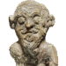 Una figura vikinga revela el peinado de los vikingos.