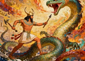 tiamat, diosa primordial de la mitología babilónica